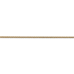 画像をギャラリービューアに読み込む, 14k Yellow Gold 1.6mm Round Open Link Cable Bracelet Anklet Choker Necklace Pendant Chain
