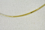 Φόρτωση εικόνας στο εργαλείο προβολής Συλλογής, 14K Yellow Gold 1.5mm Box Bracelet Anklet Necklace Choker Pendant Chain
