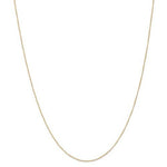Charger l&#39;image dans la galerie, 14K Yellow Gold 0.5mm Thin Curb Bracelet Anklet Choker Necklace Pendant Chain
