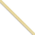 Kép betöltése a galériamegjelenítőbe: 14k Yellow Gold 5mm Silky Herringbone Bracelet Anklet Choker Necklace Pendant Chain

