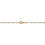 Kép betöltése a galériamegjelenítőbe: 14K Yellow Gold 1mm Singapore Twisted Bracelet Anklet Choker Necklace Pendant Chain
