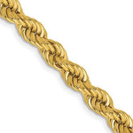 將圖片載入圖庫檢視器 14k Yellow Gold 5mm Rope Bracelet Anklet Choker Necklace Pendant Chain
