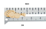 Carregar imagem no visualizador da galeria, 14k Yellow Gold Flip Flop Slipper Sandal 3D Pendant Charm
