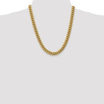Indlæs billede til gallerivisning 14k Yellow Gold 9.3mm Miami Cuban Link Bracelet Anklet Choker Necklace Pendant Chain
