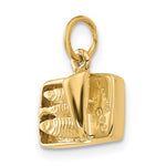 Afbeelding in Gallery-weergave laden, 14k Yellow Gold Sardines in Can 3D Pendant Charm
