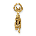 Charger l&#39;image dans la galerie, 14k Yellow Gold Kangaroo with Baby Joey 3D Pendant Charm
