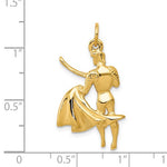 Cargar imagen en el visor de la galería, 14K Yellow Gold Matador Bullfighter Pendant Charm

