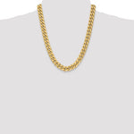 Cargar imagen en el visor de la galería, 14k Yellow Gold 11mm Miami Cuban Link Bracelet Anklet Choker Necklace Pendant Chain
