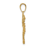 Indlæs billede til gallerivisning 14k Yellow Gold Seahorse Pendant Charm
