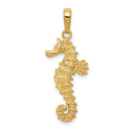 Afbeelding in Gallery-weergave laden, 14k Yellow Gold Seahorse Pendant Charm
