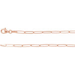 Lataa kuva Galleria-katseluun, 14k Yellow Rose White Gold 2.6mm Elongated Flat Link Bracelet Anklet Choker Necklace Pendant Chain
