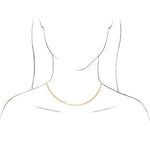 Lade das Bild in den Galerie-Viewer, 14k Yellow Rose White Gold 3.85mm Elongated Flat Link Bracelet Anklet Choker Necklace Pendant Chain
