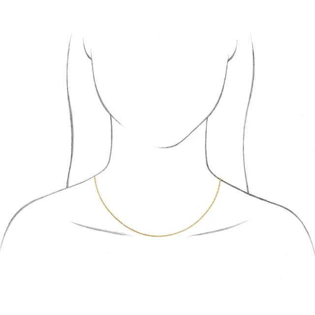 14k Yellow Gold 2.7mm Mirror Link Bracelet Anklet Choker Necklace Pendant Chain