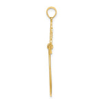 Загрузить изображение в средство просмотра галереи, 14K Yellow Gold Scroll Design Charm Holder Hanger Connector Pendant

