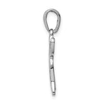 Load image into Gallery viewer, 14K White Gold Chai Symbol Pendant Charm
