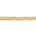 Kép betöltése a galériamegjelenítőbe: 14k Yellow Gold 7.25mm Beveled Curb Link Bracelet Anklet Necklace Pendant Chain

