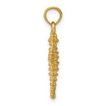 Ladda upp bild till gallerivisning, 14k Yellow Gold Seahorse 3D Pendant Charm
