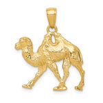 Ladda upp bild till gallerivisning, 14k Yellow Gold Camel 3D Pendant Charm
