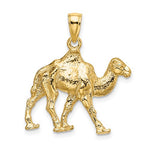 Charger l&#39;image dans la galerie, 14k Yellow Gold Camel 3D Pendant Charm
