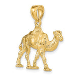 画像をギャラリービューアに読み込む, 14k Yellow Gold Camel 3D Pendant Charm
