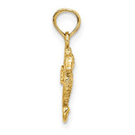 Carregar imagem no visualizador da galeria, 14k Yellow Gold Seahorse Pendant Charm
