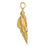 이미지를 갤러리 뷰어에 로드 , 14k Yellow Gold Wentletrap Shell Seashell Pendant Charm
