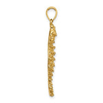 Lataa kuva Galleria-katseluun, 14k Yellow Gold Seahorse Pendant Charm
