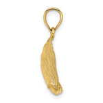 Afbeelding in Gallery-weergave laden, 14k Yellow Gold Abalone Shell Seashell Pendant Charm
