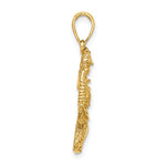 Load image into Gallery viewer, 14k Yellow Gold Seahorse Starfish Pendant Charm
