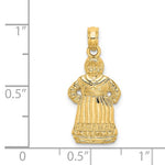 Ladda upp bild till gallerivisning, 14k Yellow Gold Bahamas Mama Pendant Charm
