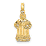 Ladda upp bild till gallerivisning, 14k Yellow Gold Bahamas Mama Pendant Charm
