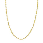 Afbeelding in Gallery-weergave laden, 14K Yellow Gold 3.7mm Puff Mariner Bracelet Anklet Choker Pendant Necklace Chain
