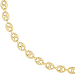 Afbeelding in Gallery-weergave laden, 14K Yellow Gold 10mm Puff Mariner Bracelet Anklet Choker Pendant Necklace Chain
