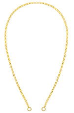 Загрузить изображение в средство просмотра галереи, 14k Yellow Gold 3.8mm Rolo Split Chain with End Rings 20 inches for Necklace Anklet Bracelet for Push Clasp Lock Connector Bail Enhancer  Pendant Charm Hanger
