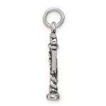 Afbeelding in Gallery-weergave laden, Sterling Silver Menorah Antique Finish Pendant Charm
