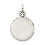 Afbeelding in Gallery-weergave laden, Sterling Silver Star of David Round Circle Antique Finish Pendant Charm
