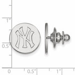 Afbeelding in Gallery-weergave laden, 14k 10k Yellow White Gold or Sterling Silver New York Yankees LogoArt Licensed Major League Baseball MLB Pin
