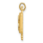 Load image into Gallery viewer, 14K Yellow Gold with Enamel Star of David Torah Pendant Charm
