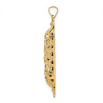 Load image into Gallery viewer, 14k Yellow Gold Mezuzah Star of David Pendant Charm
