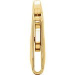 Lataa kuva Galleria-katseluun, 14k 10k Yellow White Gold Lightweight 13.5mm x 5.25mm Lobster Clasp Jewelry Findings
