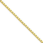 Φόρτωση εικόνας στο εργαλείο προβολής Συλλογής, 14K Yellow Gold 1.9mm Box Bracelet Anklet Necklace Choker Pendant Chain

