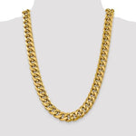 Afbeelding in Gallery-weergave laden, 14k Yellow Gold 15mm Miami Cuban Link Bracelet Anklet Choker Necklace Pendant Chain
