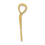 Carregar imagem no visualizador da galeria, 14k Yellow Gold Celtic Knot Open Back Pendant Charm - [cklinternational]
