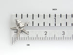 Φόρτωση εικόνας στο εργαλείο προβολής Συλλογής, 14k White Gold Starfish Stud Post Push Back Earrings
