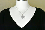 Afbeelding in Gallery-weergave laden, Sterling Silver Cruciform Cross Four Way Medal Pendant Charm
