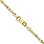Charger l&#39;image dans la galerie, 10k Yellow Gold 1.75mm Diamond Cut Rope Bracelet Anklet Choker Necklace Pendant Chain
