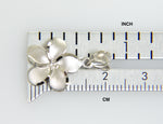 Carica l&#39;immagine nel visualizzatore di Gallery, 14k White Gold Plumeria Flower Small Pendant Charm
