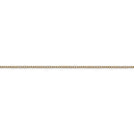 Kép betöltése a galériamegjelenítőbe: 14K Yellow Gold 0.5mm Thin Curb Bracelet Anklet Choker Necklace Pendant Chain
