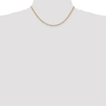 Charger l&#39;image dans la galerie, 14K Yellow Gold 3mm Concave Open Figaro Bracelet Anklet Choker Necklace Pendant Chain
