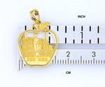 Charger l&#39;image dans la galerie, 14K Yellow Gold New York City Skyline NY Statue of Liberty Big Apple Pendant Charm
